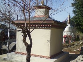 Création d'une stupa, Arvillard